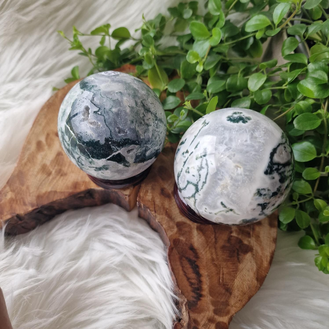 Moss Agate Sphere