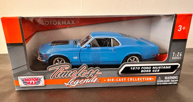 Ford Mustang Boss 429 -år 1970 - Die-Cast - skala-1:24