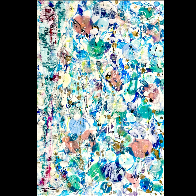 Fleurs d’eau - 40x60cm - 2018