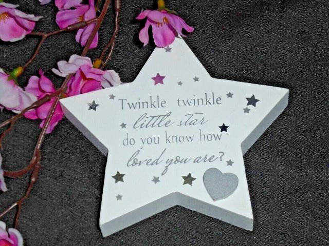Beautiful Wooden Baby Room Plaques Various Designs to choose from.