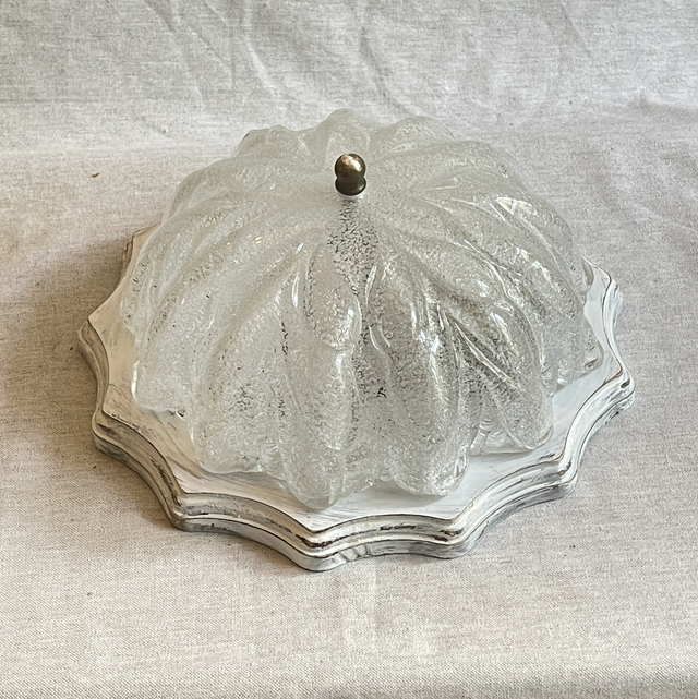 Deckenleuchte Eisglas Shabby chic 