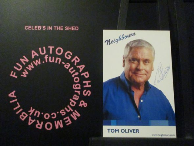 Tom Oliver (Lou Carpenter) Authentic Autographed Neighbours 6x4 Cast Card