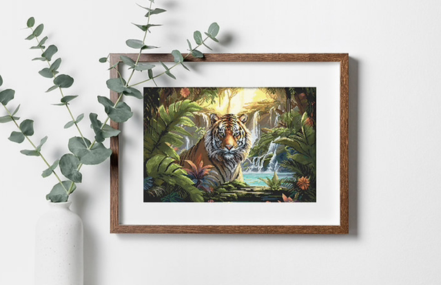 Waterfall Rest by  Letitstitch 