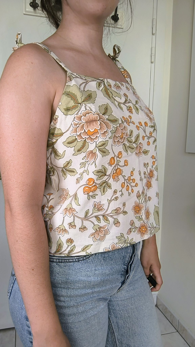 Top orange automne - Taille 1