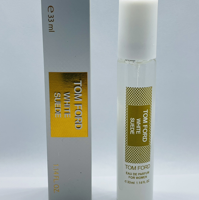 TOM FORD White Suede