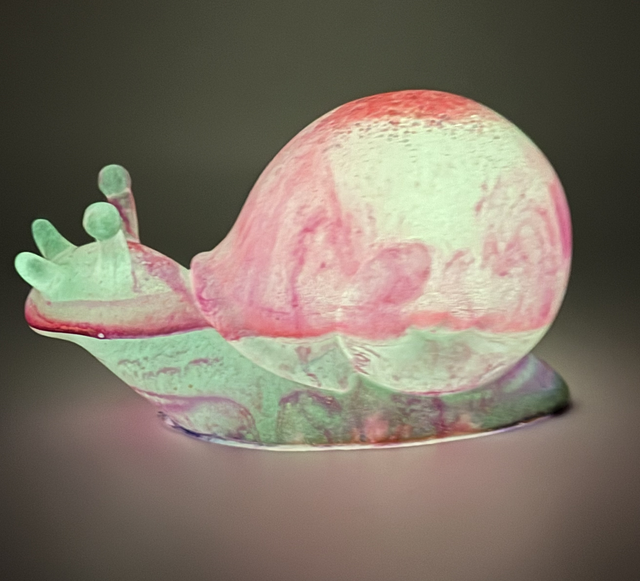 Escargot XXL Rose Phosphorescent 