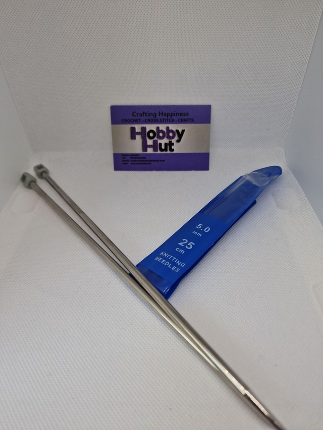 Knitting Needles Size 5.0mm 25cm long