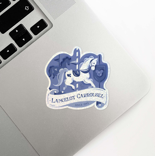Sticker holographique Attractions Légendaires | 15 Lancelot Carrousel