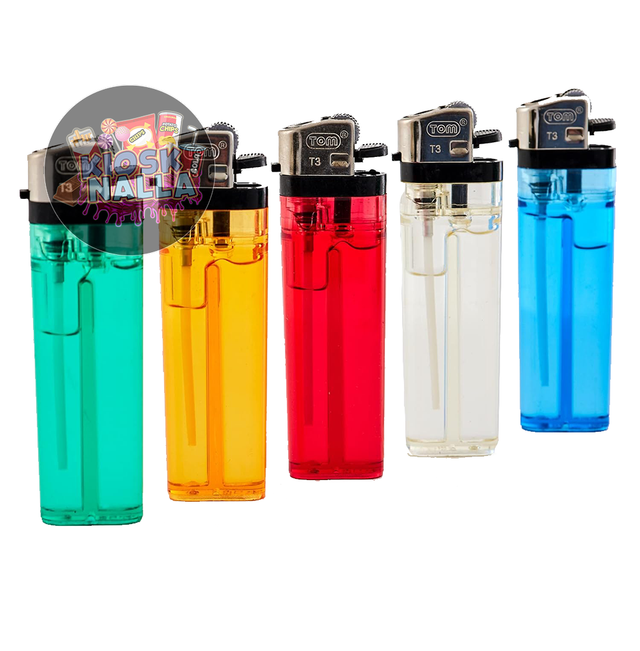 Feuerzeuge Atomic Reibrad Softflame Einweg Transparent