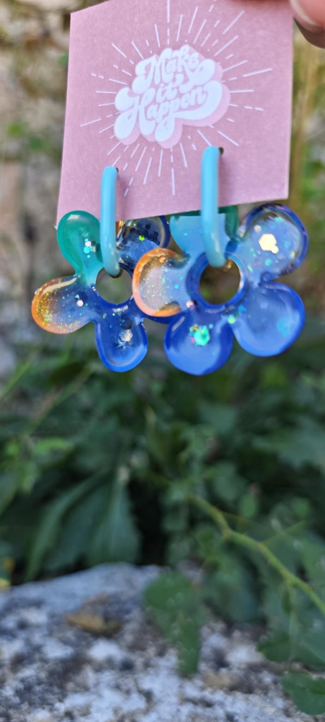 Boucles d'oreilles ' Motley Flowers'