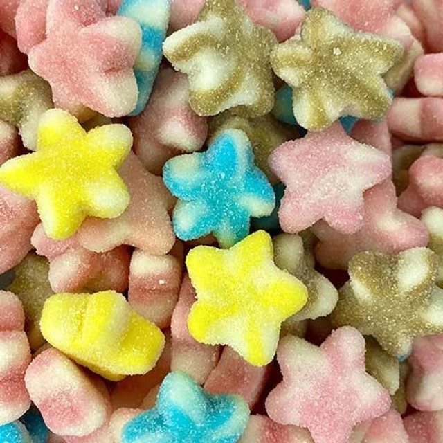 Etoiles multicolores 100g