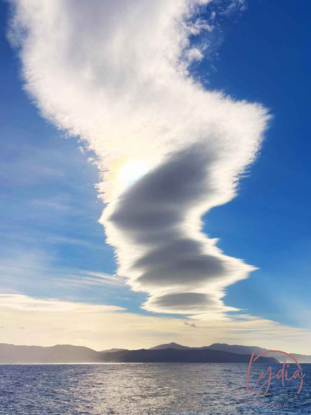 Sur les sentiers de Sagone, le nuage