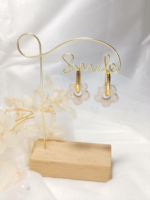 Boucles d'Oreilles "Éclat Fleuri"