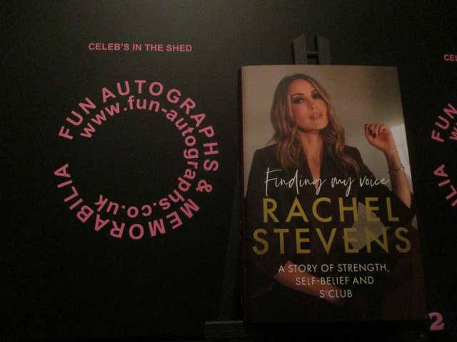Rachel Stevens 'Finding My Voice' Authentic Autographed Hardback Book (2)