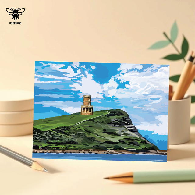 Kimmeridge Bay.- Note Card