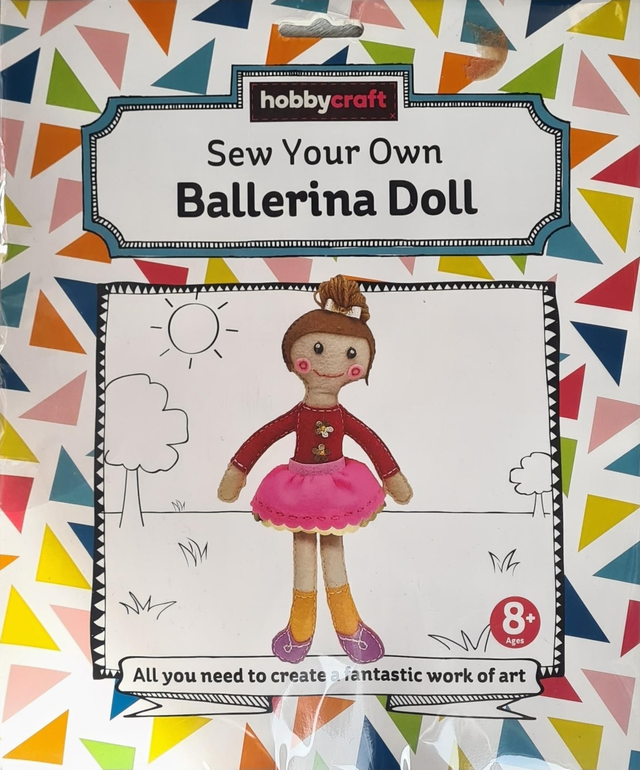 Sew your own Ballerina Doll Hobbycraft
