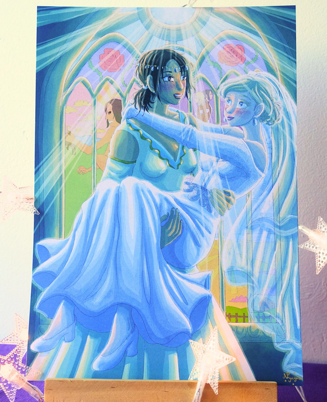 Historia and Ymir's Wedding  (SNK)