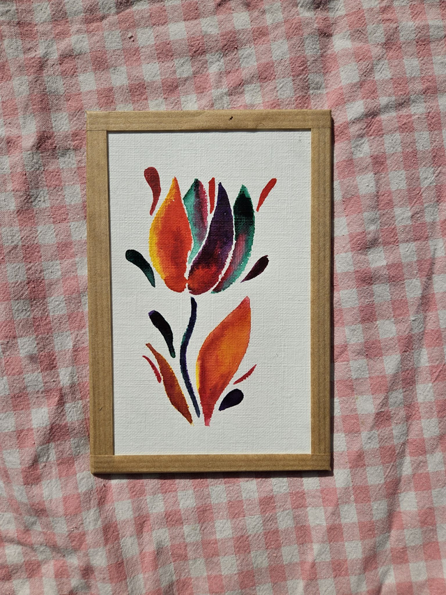 Tulipe - Original encadré