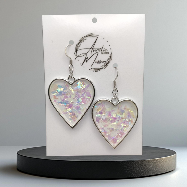 Boucles d'oreilles "Edelweiss"