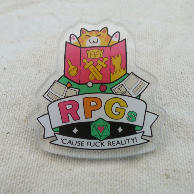 Pin - Acryl - RPGs - 38mm   