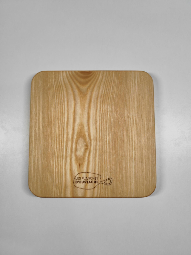 Dessous de plat en frêne carré 17 cm