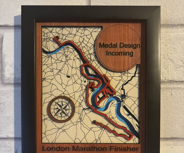 London Marathon Map