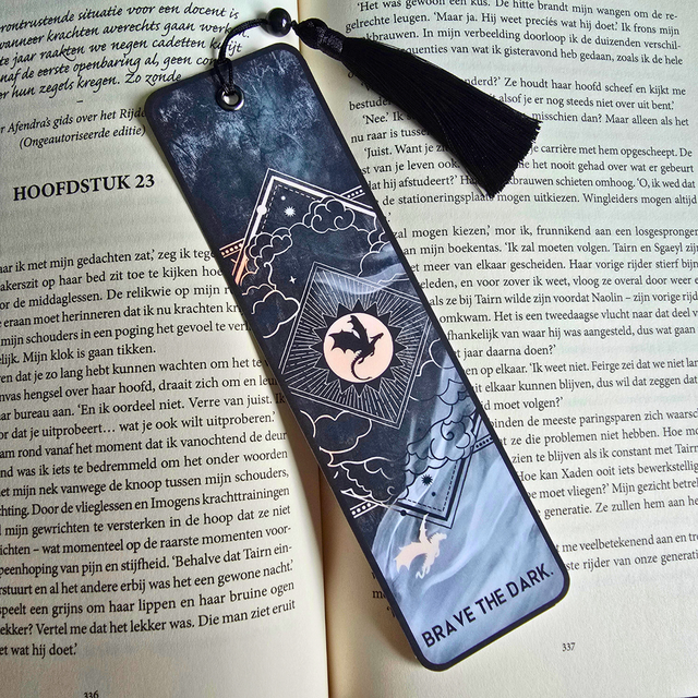 Onyx Storm - Luxury Bookmark with tassel