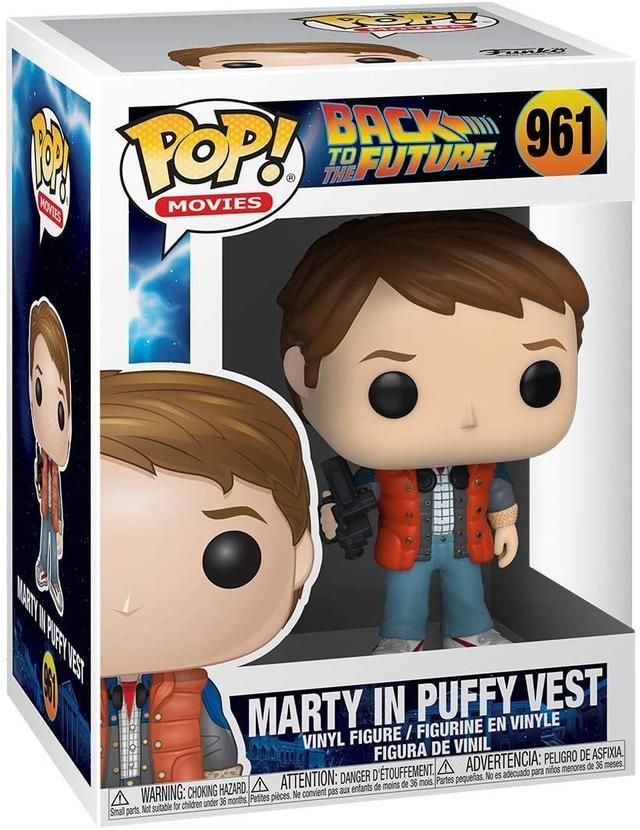 Funko Marty In Puffy Vest Back To The Future POP! Movies 961
