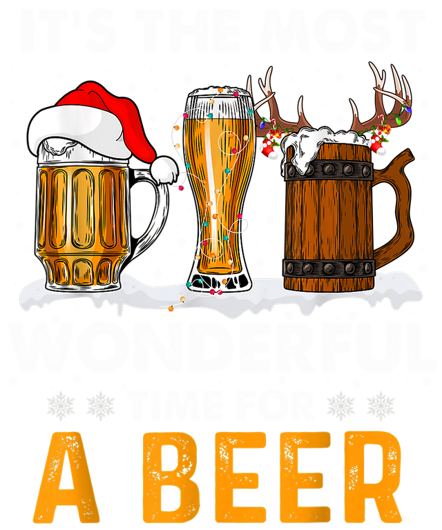 Christmas Most Wonderful Time Of The Beer DTF