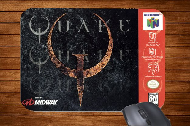 N64 Nintendo 64 Quake Printed Mouse Mat
