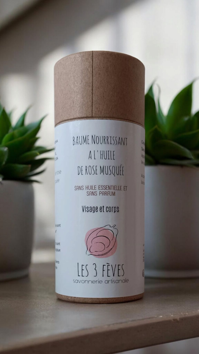 BAUME NOURRISANT A L'HUILE DE ROSE MUSQUÉE