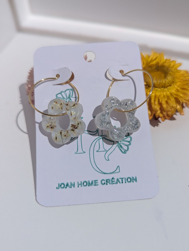 Pampilles fleurs réversibles