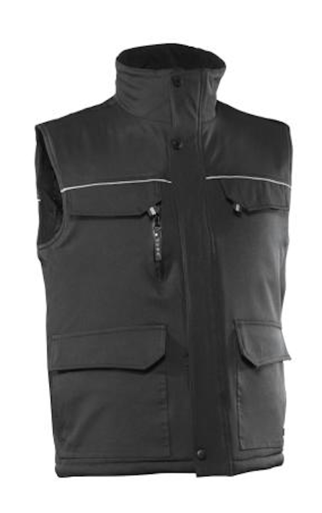 Chaleco cortaviento JUBA mod. 795  CAPRI  Negro