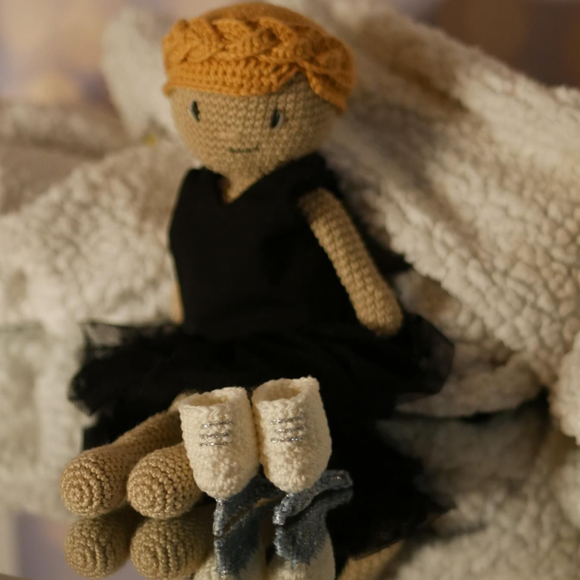 Poupée  patineuse personnalisable