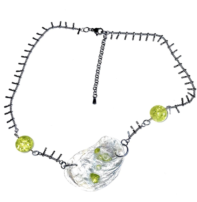 &#039;écume satinée&#039; necklace