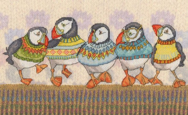 A Fair Isle Flock by Bothy Threads