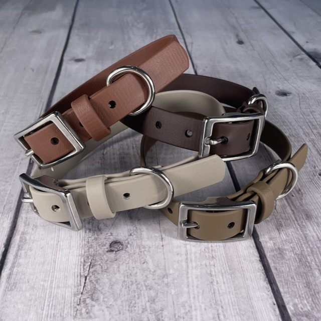 Milk Chocolate Waterproof BioThane® Collar