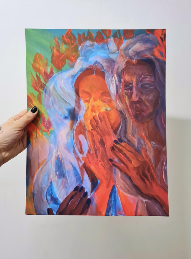 Reproduction d&#039;illustration - mariage des androgynes