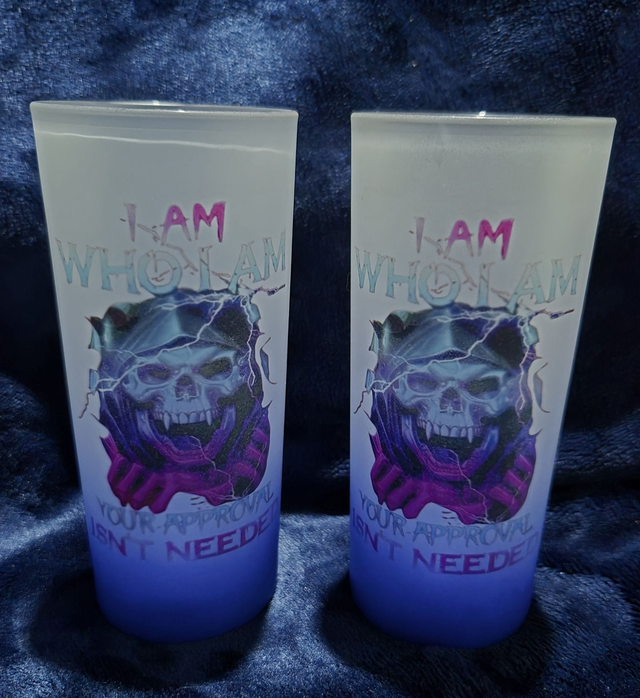 300ml Frosted Glass - Sublimated