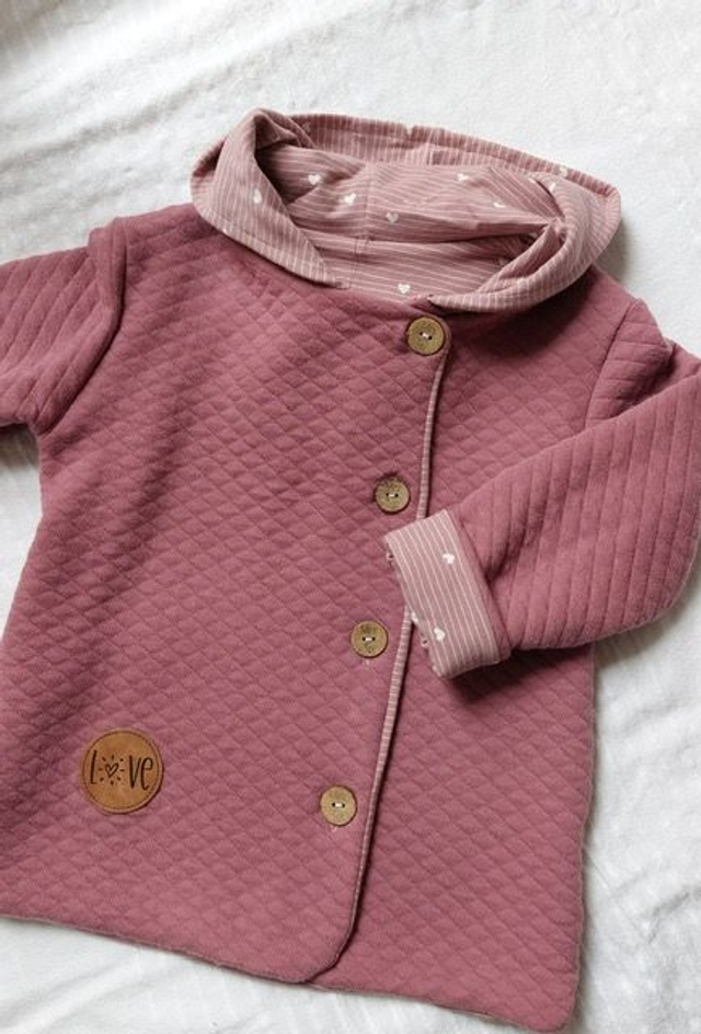 Veste sweat matelassé 92/98 &quot;tendresse&quot;