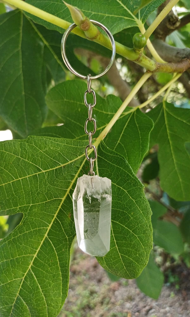 Porte Clé Cristal de roche