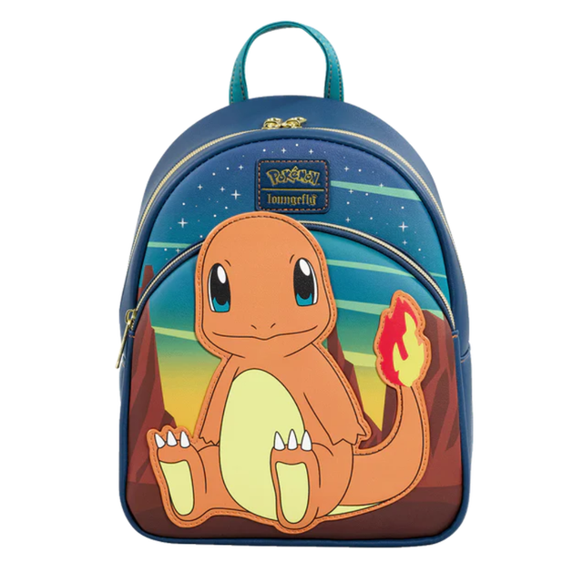 Loungefly Pokemon Charmander Cosplay Glow in the Dark Mini Backpack