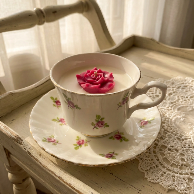 Vintage Teacup Candle 003
