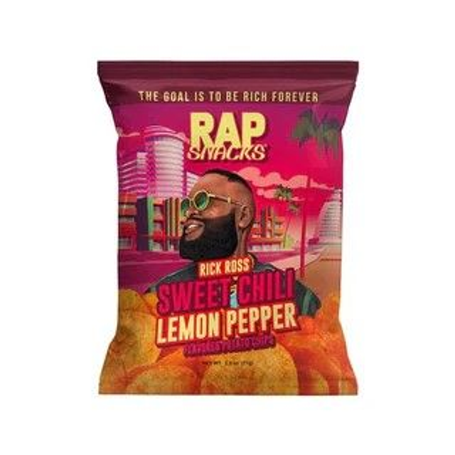Rap Snacks Chips Rick Ross Sweet Chili & Lemon Pepper 71g