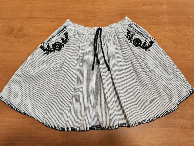 Jupe rayée 8 ans