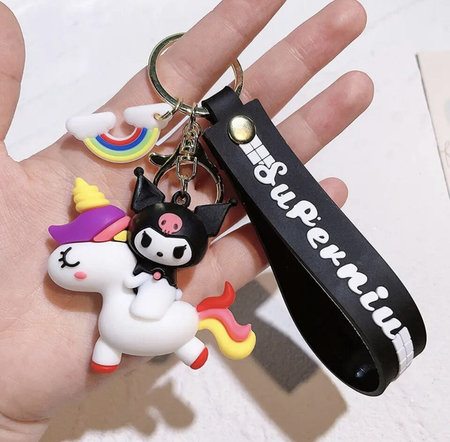0330 - Sanrio - Kuromi op een eenhoorn