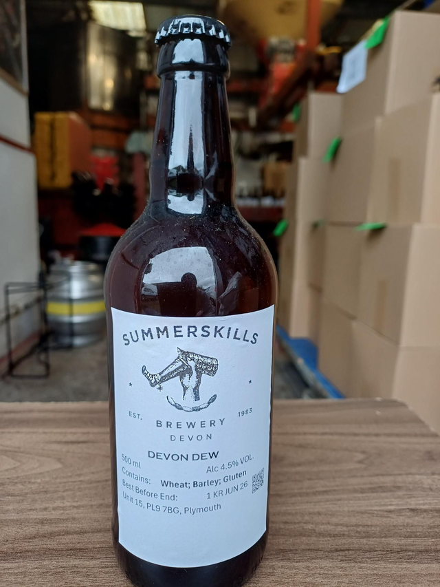 Devon Dew 4.5% ABV 500ml White Label