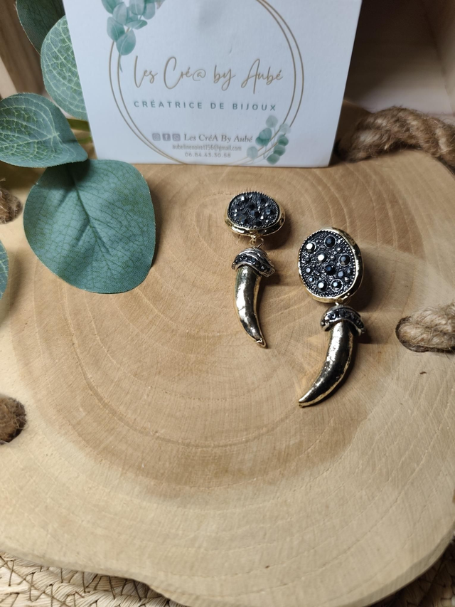 BO CHIC DIAM'S / CORNE / GOLD/ARG. 0001199