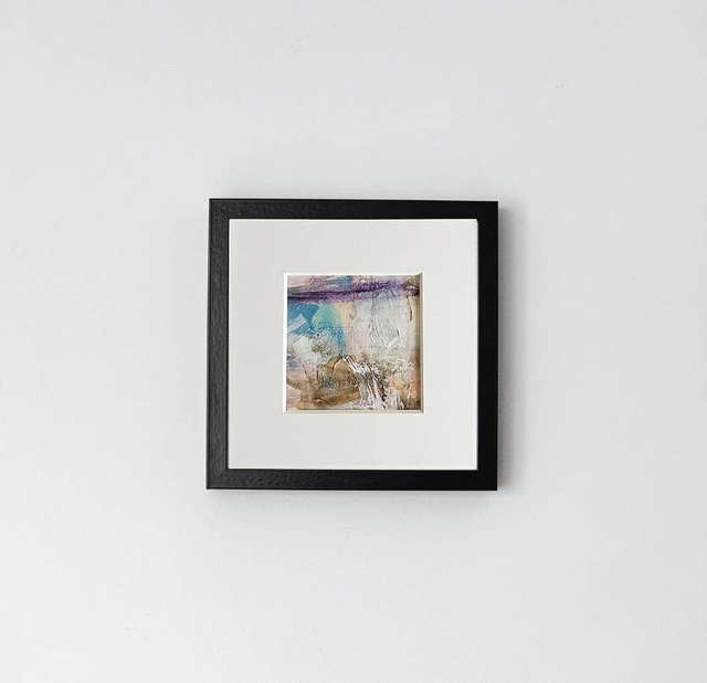 Winter&#039;s Veil - Serene Abstract Winter Artwork