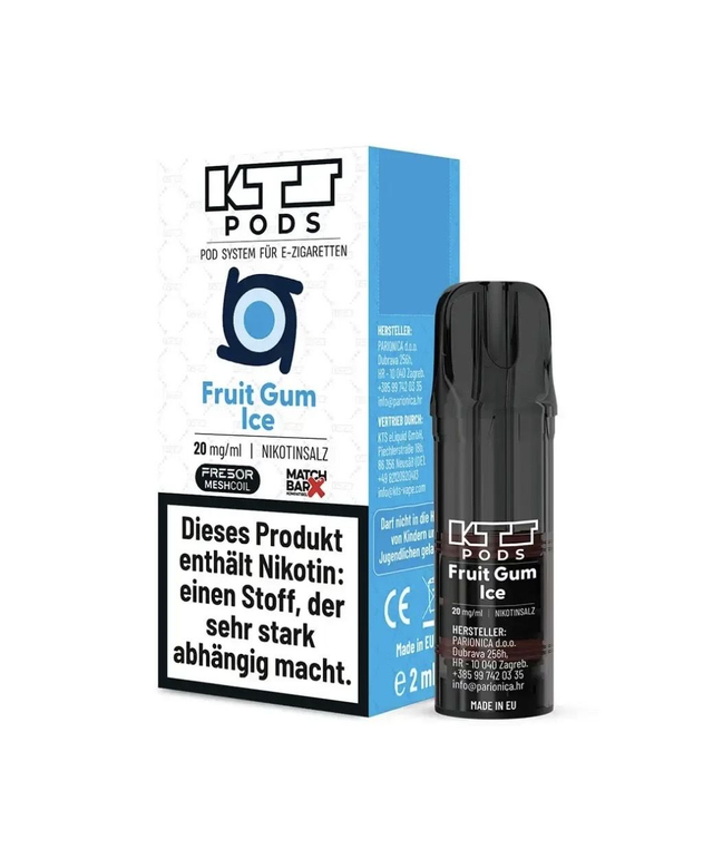 KTS Pods Fruit Gum Ice – 20 mg/ml Nikotinsalz – 2 ml